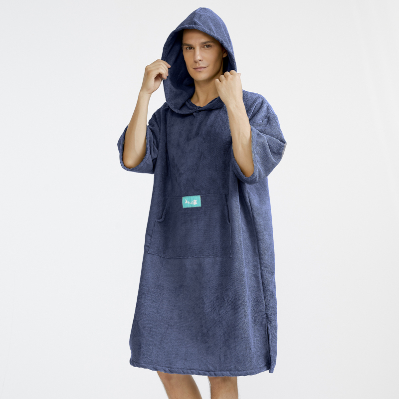 Mikropluošto rankšluostis, chalatas, suaugusiųjų sugeriantis chalatas, nešiojamas gobtuvas, vonios rankšluostis, maudymosi, nardymo, šilto paplūdimio rankšluosčio