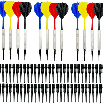Безопасна мека игла за стрелички, мека гумена глава, летяща стандартна машина за стрелички, електронни аксесоари за стрелички, 12 костюма