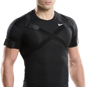 „Amazon Sport“ dvigubi pečių paminkštinimai, dvigubas pečių dirželis, dvikryptis reguliuojamo slėgio kvėpuojantis apsauginis dirželis, kryžminis pečių dirželis.