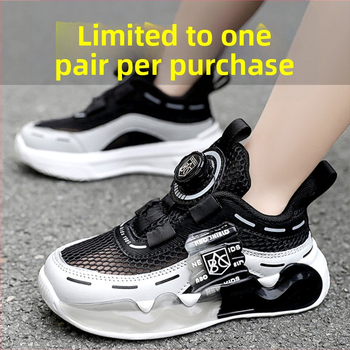 Meeste kingad võrgust kingad võrgust pinnaga hingavad suvised uued laste spordijalatsid keskmisele ja suurele lapsele õõnsad meeste isakingad