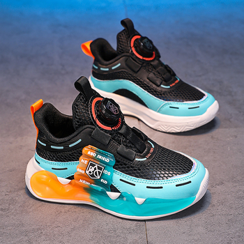 Meeste kingad võrgust kingad võrgust pinnaga hingavad suvised uued laste spordijalatsid keskmisele ja suurele lapsele õõnsad meeste isakingad