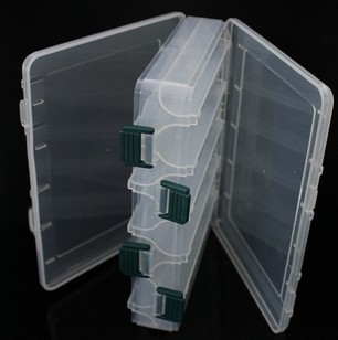 Кутия за двойна стръв Luya 20(27)× 17 × 4.5 см Кутия за стръв Luya, кутия за риболовни принадлежности, кутия за аксесоари на едро