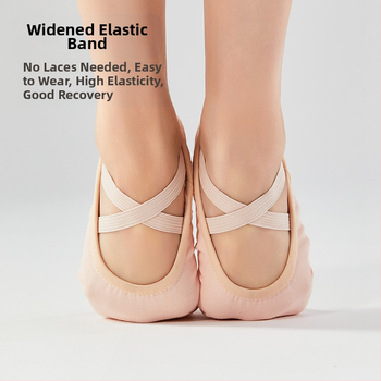 Танцови обувки с мека подметка, детски обувки за упражнения, платнени шивашки, йога, обувки за възрастни, балетни обувки, външна търговия
