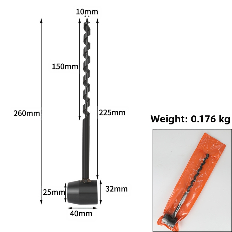 Piiriülene laos olev õues kasutatav ellujäämispuur süsinikterasest käsitsi keerdpuur käsitsi puidutöötlemise mulgustuspuur