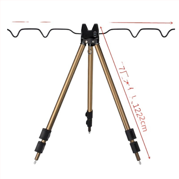 Дистанционна лята триъгълна скоба за морски стълб, многофункционална стойка за хвърляне на стълб от неръждаема стомана, голяма скална стойка, многополюсна стойка за пистолет