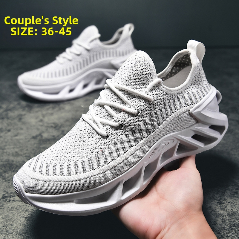 Férfi cipők, lélegző, légyszövött, hálós, fűzős, puha talpú, könnyű, magasságnövelő, alkalmi futócipők, csúszásgátló, páros cipők
