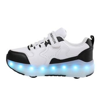 Nauja mada, madinga gatvė, šaunūs, šviesą skleidžiantys batai, klestėjimo batai, riedlenčių batai, spalvingi, šviesą skleidžiantys batai