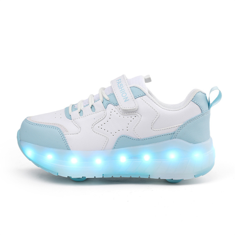 Nauja mada, madinga gatvė, šaunūs, šviesą skleidžiantys batai, klestėjimo batai, riedlenčių batai, spalvingi, šviesą skleidžiantys batai