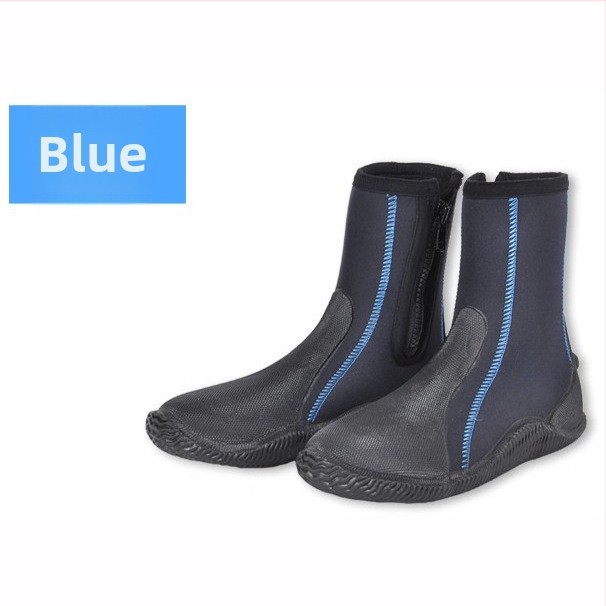 Ekspordikvaliteediga sukeldumissaapad, libisemiskindlad torkekindlad pääste- ja üleujutustõrjeks mõeldud 5 mm paksused kõrge säärega snorgeldamis- ja rannajalatsid