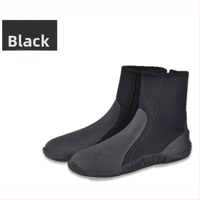 Ekspordikvaliteediga sukeldumissaapad, libisemiskindlad torkekindlad pääste- ja üleujutustõrjeks mõeldud 5 mm paksused kõrge säärega snorgeldamis- ja rannajalatsid