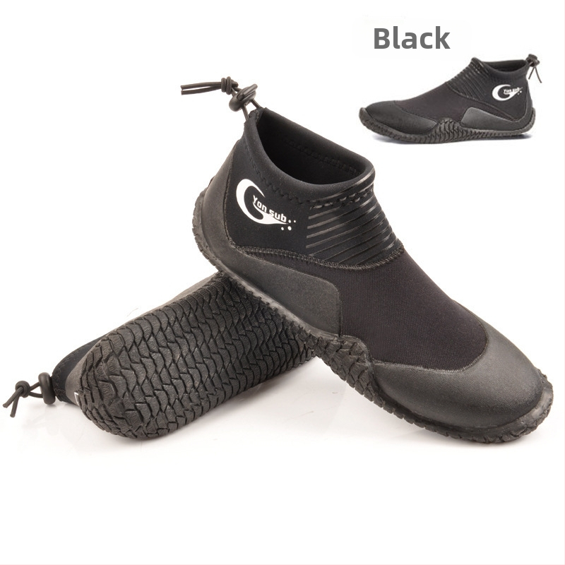 Ekspordikvaliteediga sukeldumissaapad, libisemiskindlad torkekindlad pääste- ja üleujutustõrjeks mõeldud 5 mm paksused kõrge säärega snorgeldamis- ja rannajalatsid