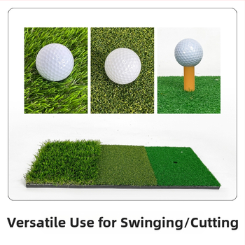 Εργοστασιακό άμεσο χαλάκι εξάσκησης γκολφ για να κτυπήσει, φορητό εξωτερικό χαλάκι κοπής για γκολφ, τρία χαλάκια χόρτου για να κτυπήσει