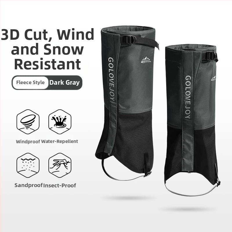 Talvised professionaalsed meeste ja naiste suusaronimisjalatsite katted, lumekate, veekindlad, hingavad, soojad, fliisvoodriga säärised, jalakatted