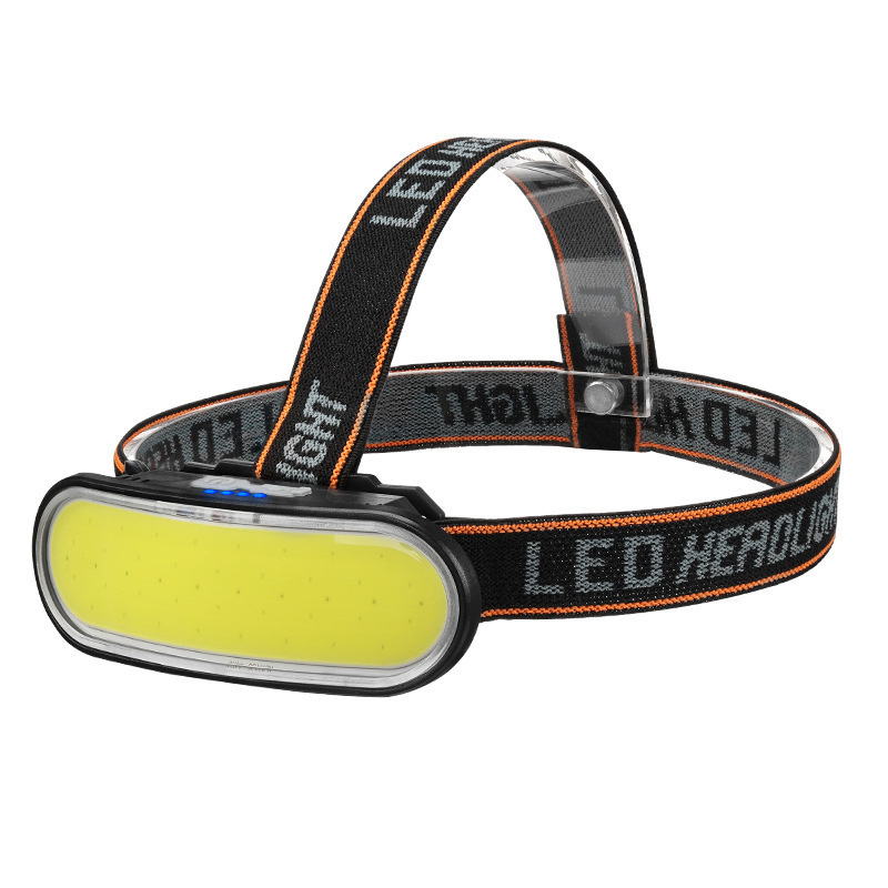 Įkraunamas, stiprus, tarpvalstybinis žibintuvėlis, montuojamas ant galvos, LED lauko namų dvigubo šviesos šaltinio, naktinis žvejybos apšvietimas