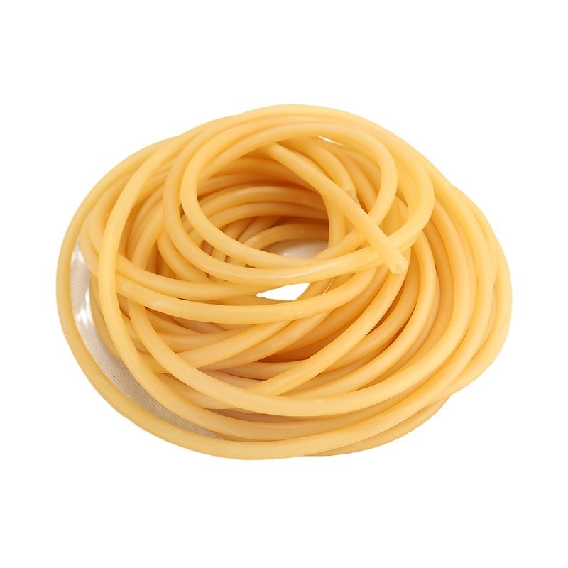 6090 natūralaus latekso vamzdelis su apvalia guma, timpa, guminė juosta, varžyboms, žvejybai, chemijai, medicinos įrangai