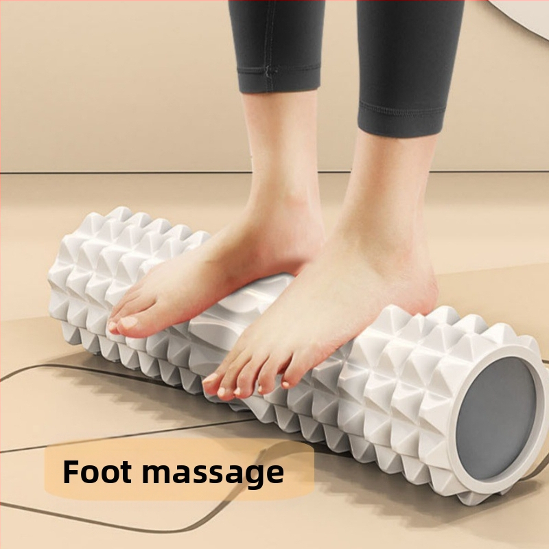 Йога пяна валяк фитнес отслабване крака упражнения масаж стречинг пяна вълчи зъб пръчка фабрика устройство за отслабване крака