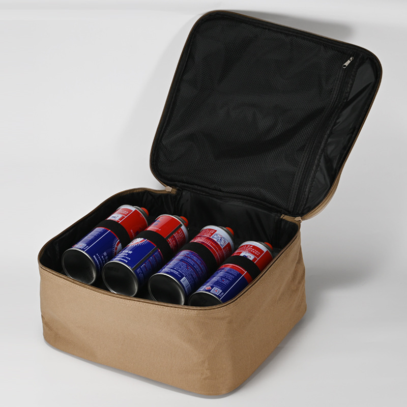 Kültéri kemping kézitáska grillező eszközök tárolódoboz hordozható kempingtáska 600D Oxford szövet tárolótáska