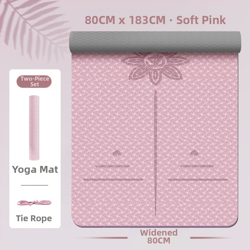 Zhenle lányoknak szóló speciális jógaszőnyeg, csúszásmentes, vastagított és szélesített, sport- és táncszőnyeg, hangszigetelő, ütéscsillapító, fitneszszőnyeg