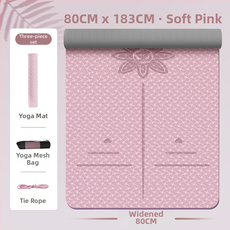 Zhenle lányoknak szóló speciális jógaszőnyeg, csúszásmentes, vastagított és szélesített, sport- és táncszőnyeg, hangszigetelő, ütéscsillapító, fitneszszőnyeg