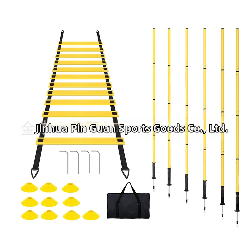 Futballedzés Agilis létra Logó Tárcsás ellenállás Esernyő Puha ruha Ugrórács Agilis létra Kötéllétra Edzőruha