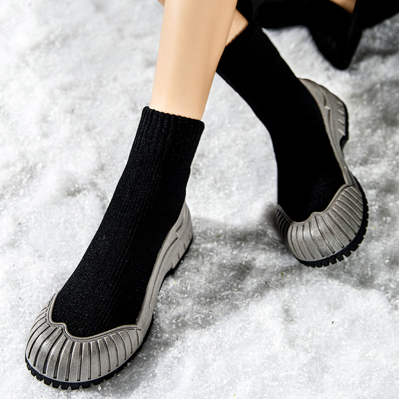 Goren Shark kültéri túrázáshoz, szélálló, gyapjúbéléssel, vastagított, meleg tapadású, csúszásmentes, hómászáshoz, vízálló, terepfutó túracipő