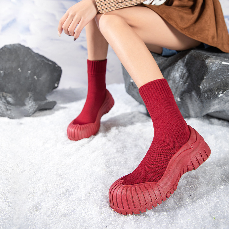 Goren Shark kültéri túrázáshoz, szélálló, gyapjúbéléssel, vastagított, meleg tapadású, csúszásmentes, hómászáshoz, vízálló, terepfutó túracipő