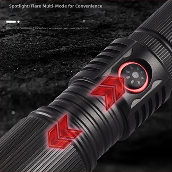 LED αδιάβροχος τηλεσκοπικός φακός υπερύθρων ζουμ 5W 850nm εξωτερικό φως πλήρωσης 940nm φακός DIY 21700