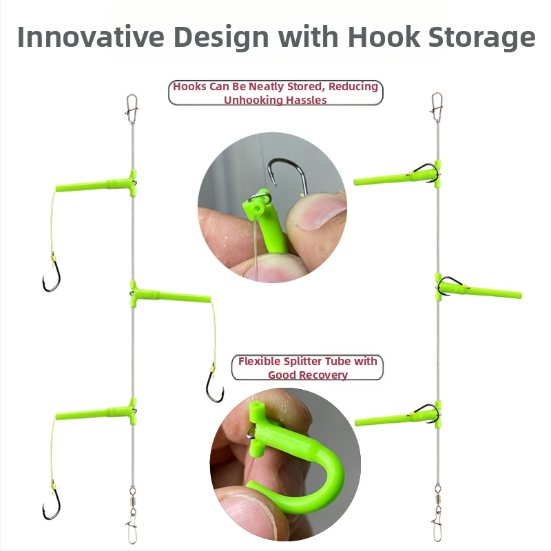 Лов Нов Комплект Куки за Риболов С Анти-Навиване Комплект Въдица Isekin С Ръкав Maru World Специална Кука за Морски Риболов