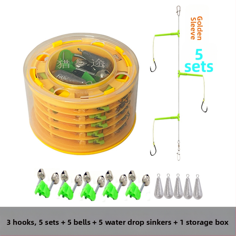 Vânătoare nou anti-înfășurare șir cârlig set de pescuit set mare tijă tijă Isekin manșon Maru World cârlig special pentru pescuit maritim
