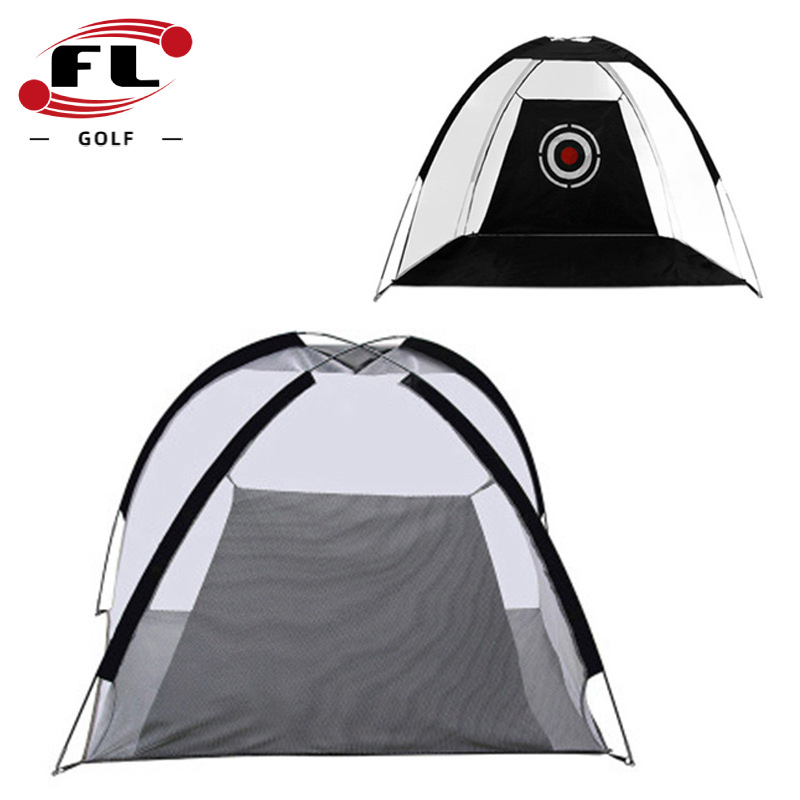 Gyárilag közvetlen szállítású hinta edző hintaháló ütőketrec levehető, kényelmes beltéri golf gyakorlóháló