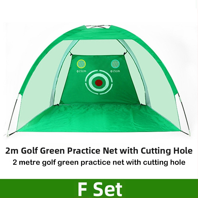 Gyárilag közvetlen szállítású hinta edző hintaháló ütőketrec levehető, kényelmes beltéri golf gyakorlóháló