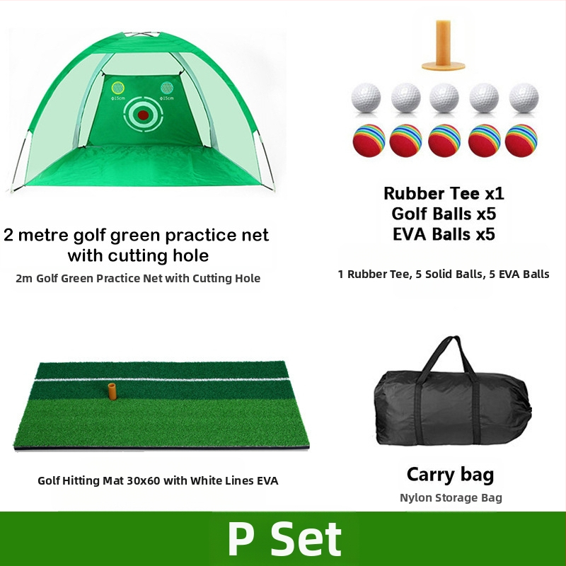 Gyárilag közvetlen szállítású hinta edző hintaháló ütőketrec levehető, kényelmes beltéri golf gyakorlóháló