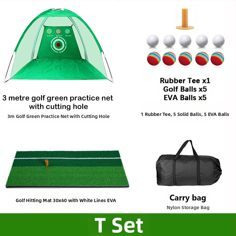 Gyárilag közvetlen szállítású hinta edző hintaháló ütőketrec levehető, kényelmes beltéri golf gyakorlóháló