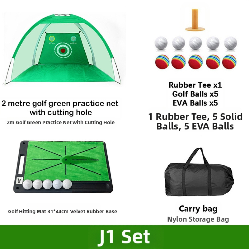 Gyárilag közvetlen szállítású hinta edző hintaháló ütőketrec levehető, kényelmes beltéri golf gyakorlóháló