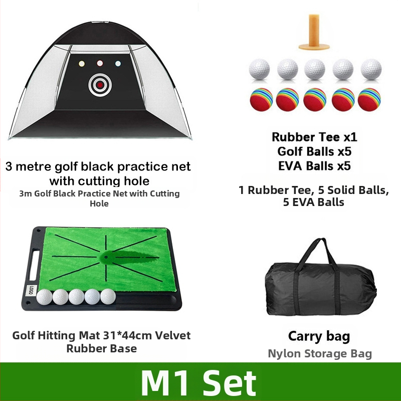 Gyárilag közvetlen szállítású hinta edző hintaháló ütőketrec levehető, kényelmes beltéri golf gyakorlóháló