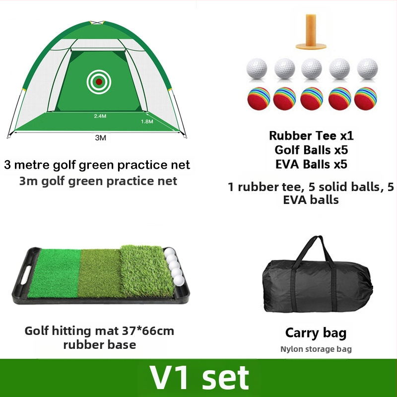 Gyárilag közvetlen szállítású hinta edző hintaháló ütőketrec levehető, kényelmes beltéri golf gyakorlóháló