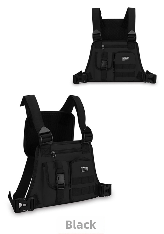 Férfi élénk színű, egyszerű, könnyű mellkasi táska, mobiltelefon táska, divatos, sport stílusú, európai és amerikai trendi férfi táska, határokon átnyúló férfi táska