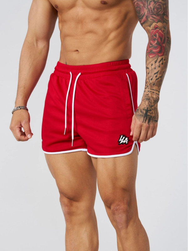 YOUNGLA meeste lühikesed püksid, peene võrgust, kiiresti kuivavad, hingavad, trükitud, vabaaja lühikesed püksid, jooksu-, treening- ja rannapüksid