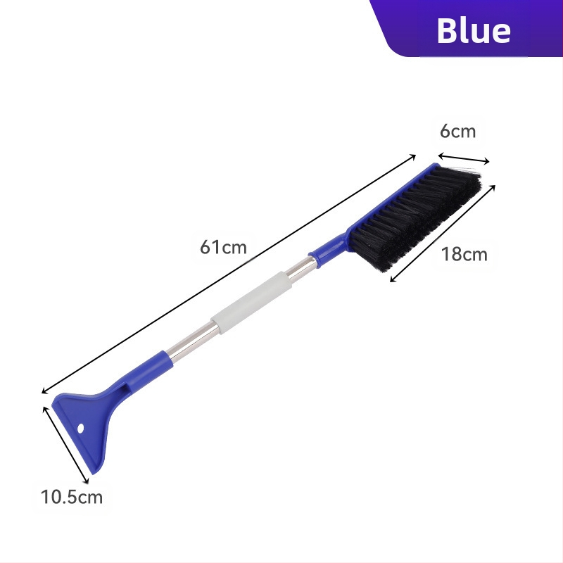 Лопата за снегопочистване на автомобили, снежен ден, размразяване на артефакти, остъргване на прозорци, лопата за снегопочистване, прибираща се лопата за размразяване на автомобилни стъкла, бързо почистване на сняг, ледена лопата