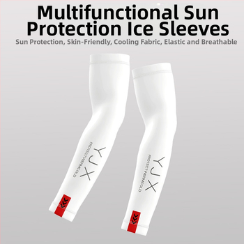 Uued meeste ja naiste suvised päikesekaitsekreemi varrukad, mootorrattasõidu õhukeste varrukatega varrukad, hingavad jääsiidist varrukad