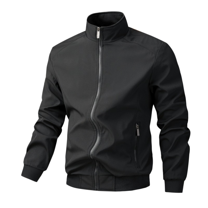 Jachetă de iarnă pentru bărbați, stil coreean, stil aviator, cu fermoar, stil 2025, stil nou