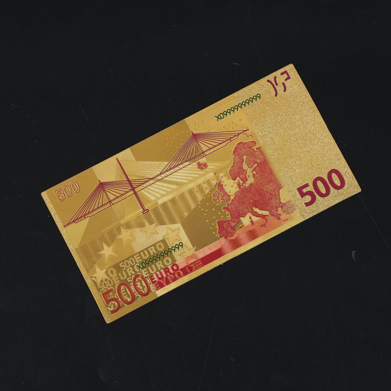 Individualiai pritaikyti aukso folijos karšto pardavimo proginiai banknotai „Ouyuan“ spalvingi 7 dalių rinkiniai, kolekcija, proginiai dekoratyviniai amatai, gamintojas, didmeninė prekyba