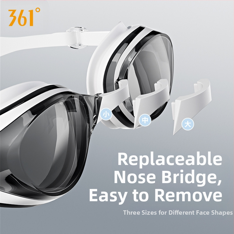 361 Очила за плуване с миопия HD, водоустойчиви, против замъгляване, очила за плуване с миопия за жени с диоптрични очила