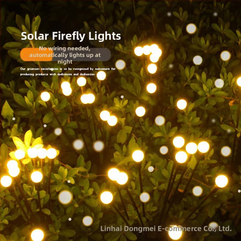 Tarpvalstybinis saulės energija varomo „Firefly“ grindų šviestuvas kiemui, atsparus vandeniui, dekoratyvinis lauko apšvietimas, naktinė lemputė, dekoratyvinė lempa