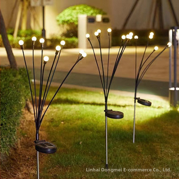 Tarpvalstybinis saulės energija varomo „Firefly“ grindų šviestuvas kiemui, atsparus vandeniui, dekoratyvinis lauko apšvietimas, naktinė lemputė, dekoratyvinė lempa