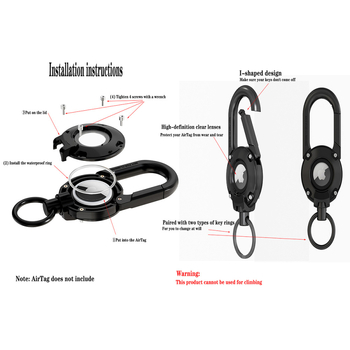 Μπορούν να προστεθούν νέα προϊόντα σε διασυνοριακό επίπεδο με λογότυπο για την προστατευτική θήκη μπρελόκ AirTag με προστασία από απώλειες για συσκευές Apple Locator