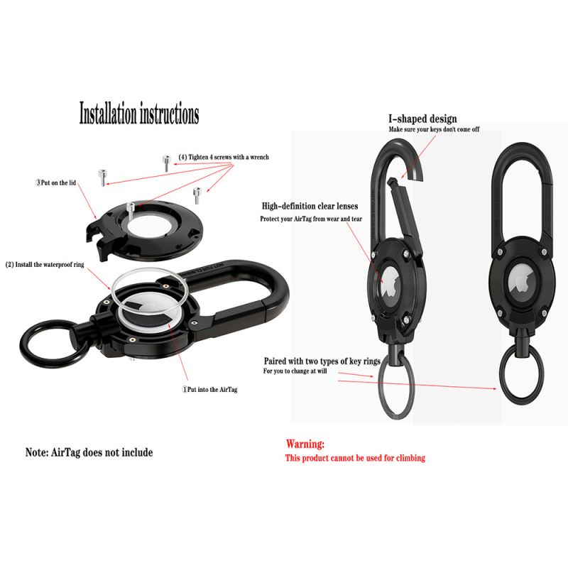 Могат да се добавят нови трансгранични продукти с лого за локатор на Apple, защитен калъф за ключодържател AirTag против загуба на устройство.