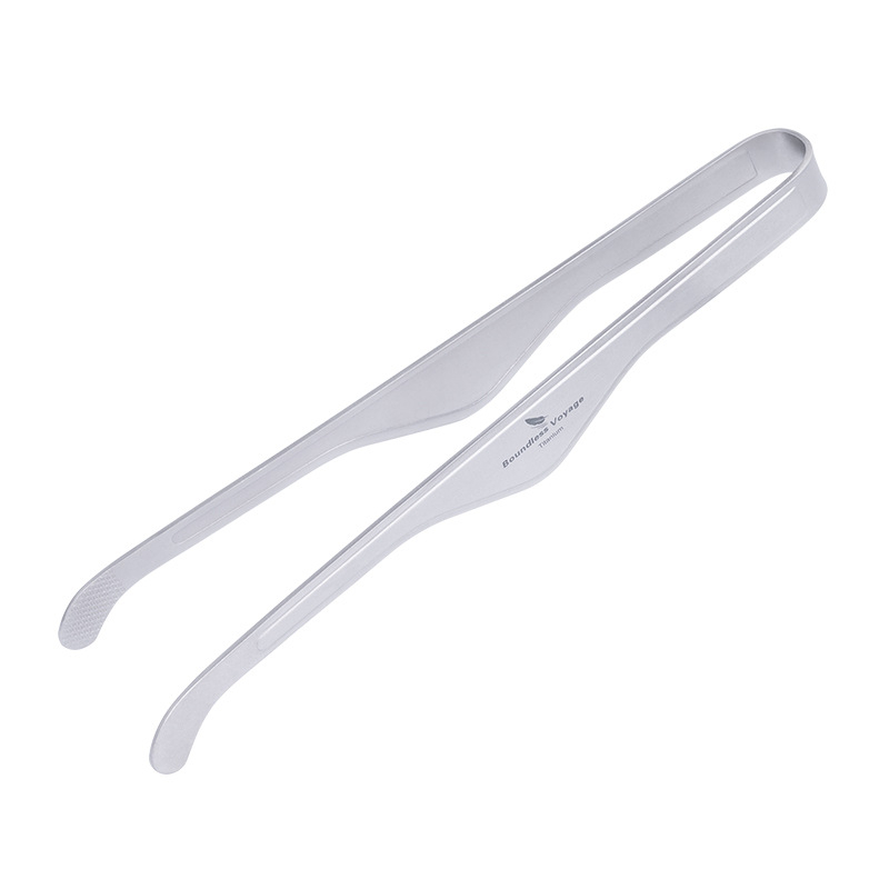 „Biwei“ gryno titano arbatos spaustukas, itin lengvas, nešiojamas, kepsninės spaustukas, apsaugantis nuo nudegimų, „Kung Fu“ arbatos rinkinio priedai, paprasti