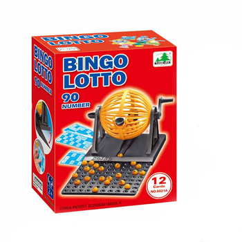 Prekogranični e-trgovinski dječji mini automat za lutriju s ručnom koljenicom, bingo igraći automat s kartama od 90 jardi, stolna igračka za dobitak na lutriji