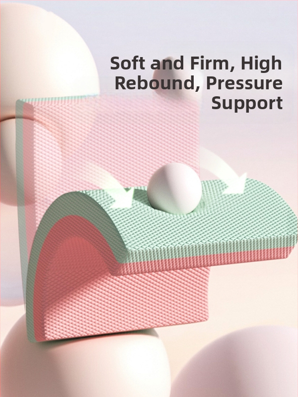 Балансираща мека подложка, плоска подложка, опорна подложка за рехабилитация, стабилна подложка за лакът, мека, сгъваема, мека, против хлъзгане, постелка за тренировки на коремни мускули